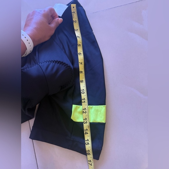 BALEAF Black & Neon CYCLING Padded BICYCLE SHORTS - Picture 7 of 15